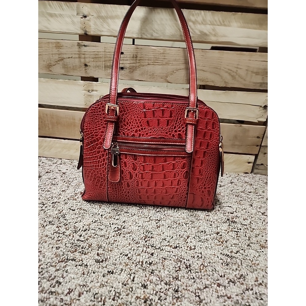 Madi Claire Faux Leather Red Purse